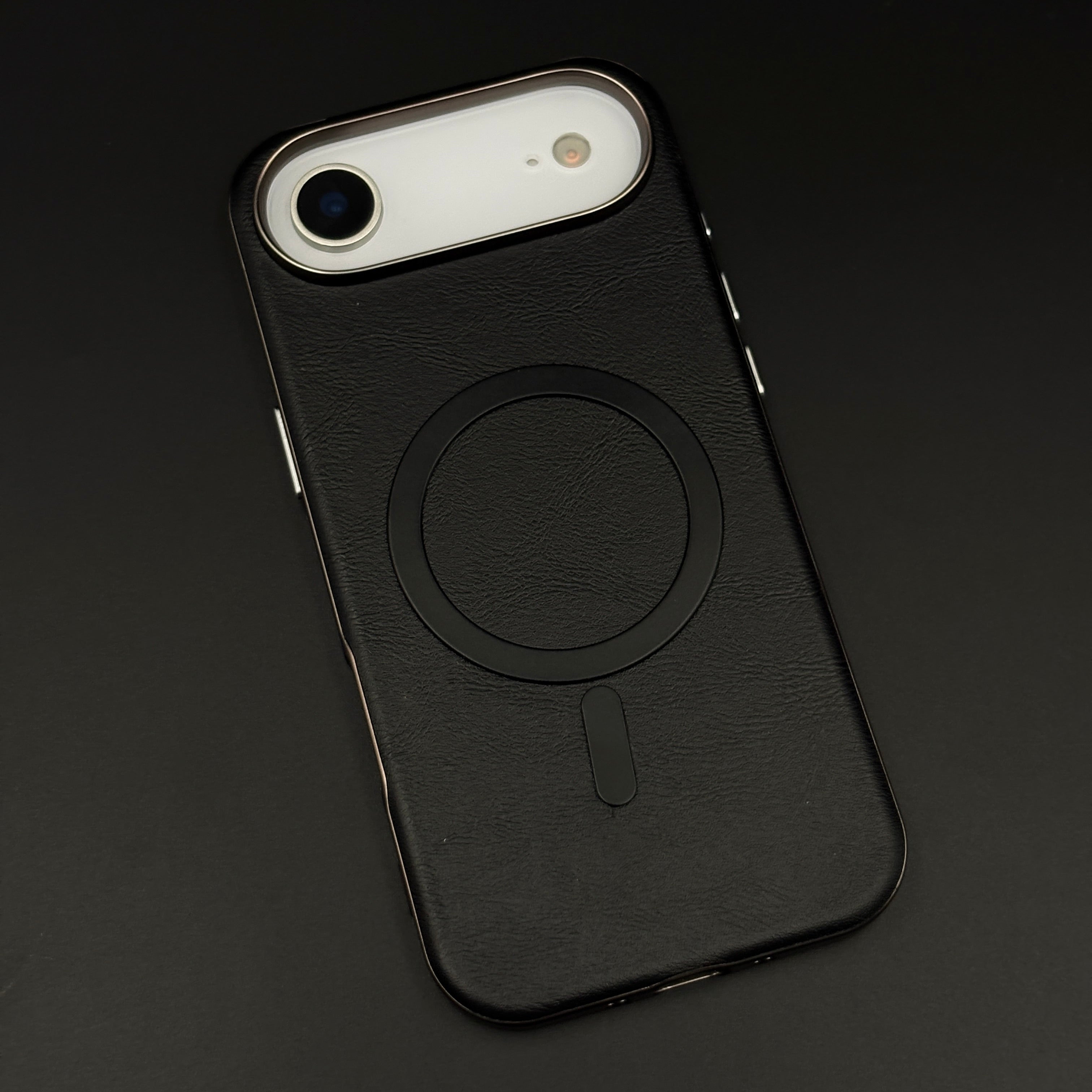 Luxury Leather MagSafe Case for iPhone 17 Air | Camera Lens Protection Back Cover
