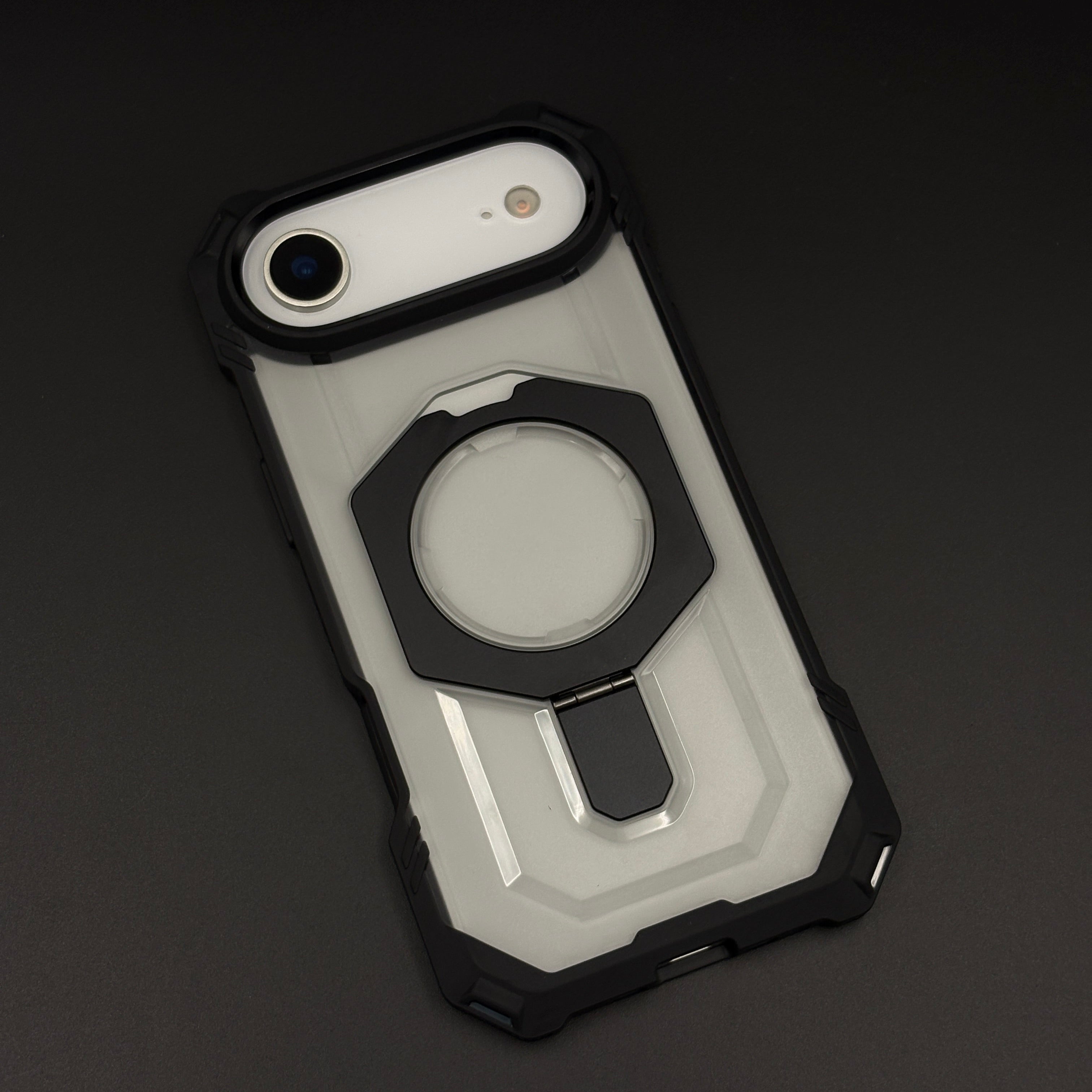 Rugged Magnetic Ring Stand Case for iPhone 17 Air | Shockproof MagSafe-Compatible Cover