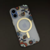Floral MagSafe Clear Case for iPhone 17 | Anti-Yellow Botanical Back Cover