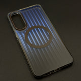Smokey Matte MagSafe Case for Samsung Galaxy S25 Edge | Dual-Tone Vertical Grid Finish