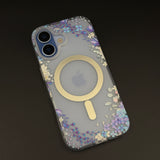 Floral MagSafe Clear Case for iPhone 17 | Anti-Yellow Botanical Back Cover