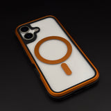 Transparent MagSafe Bumper Case for iPhone 17 | Metal Frame Shockproof Clear Back Cover