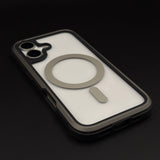Transparent MagSafe Bumper Case for iPhone 17 | Metal Frame Shockproof Clear Back Cover
