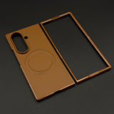 PU Leather Case MagSafe Compatible for Samsung Galaxy Z Fold 6 | Premium Slim Protection