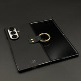 PU Leather Case For Samsung Galaxy Z Fold 6 | Elegant Ring Holder | Slim Protection