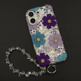 Blossom Bloom Mosaic with Sling Mobile Case Cover for iPhone 17