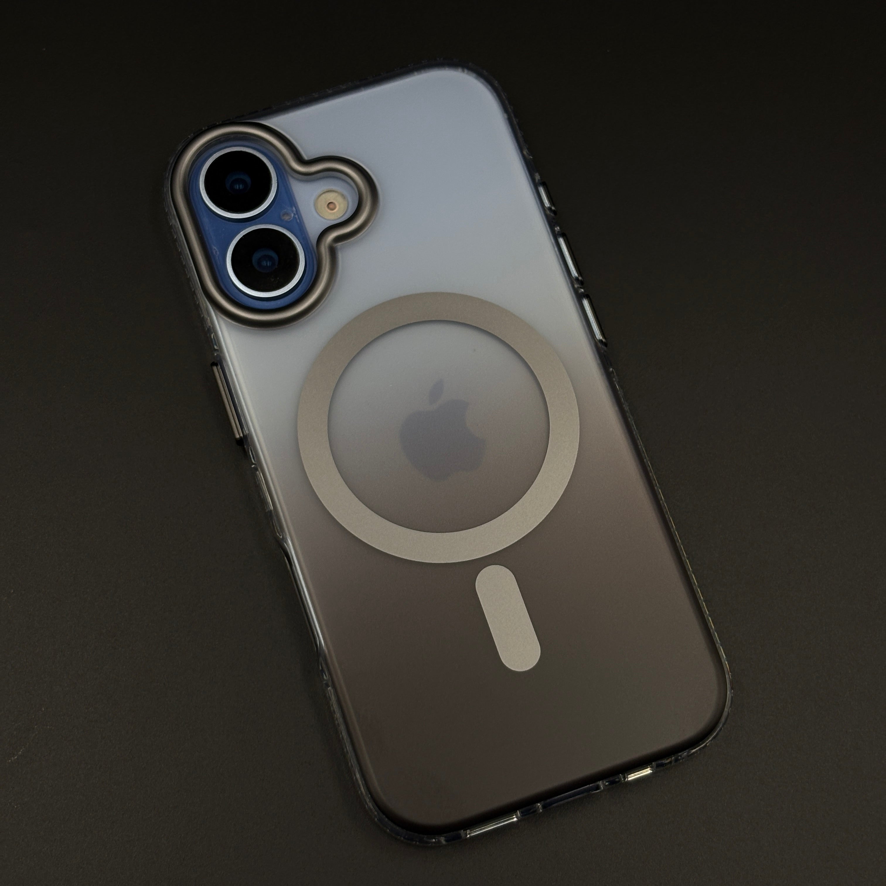 Smokey MagSafe Mobile Case Cover for iPhone 17 | Frosted Transparent Shockproof Back