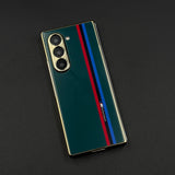 Premium Glass Case for Samsung Galaxy Z Fold 6 | Chrome Finish Frame | Exclusive Luxury Protection