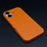 Minimalist Leather Logo Phone Case Cover for iPhone 17 | Slim Premium Everyday Protection