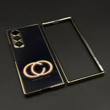 Premium Glass Case for Samsung Galaxy Z Fold 6 | Chrome Finish Frame | Exclusive Luxury Protection