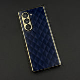 Premium Glass Case for Samsung Galaxy Z Fold 6 | Chrome Finish Frame | Exclusive Luxury Protection