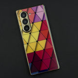 Premium Glass Case for Samsung Galaxy Z Fold 6 | Chrome Finish Frame | Exclusive Luxury Protection