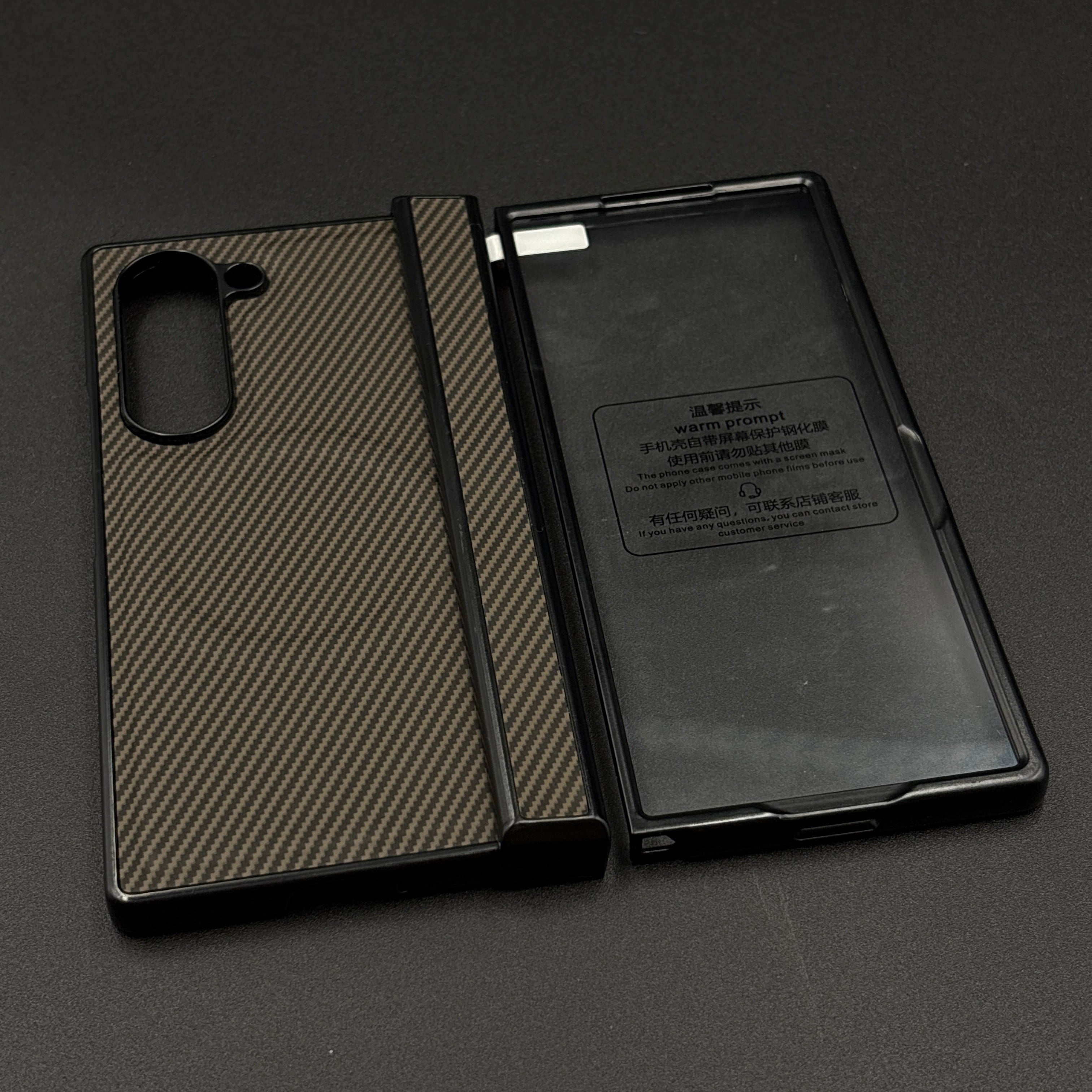 Carbon Fiber MagSafe Case for Samsung Galaxy Z Fold 6 | Hinge Guard | Front Screen Protection