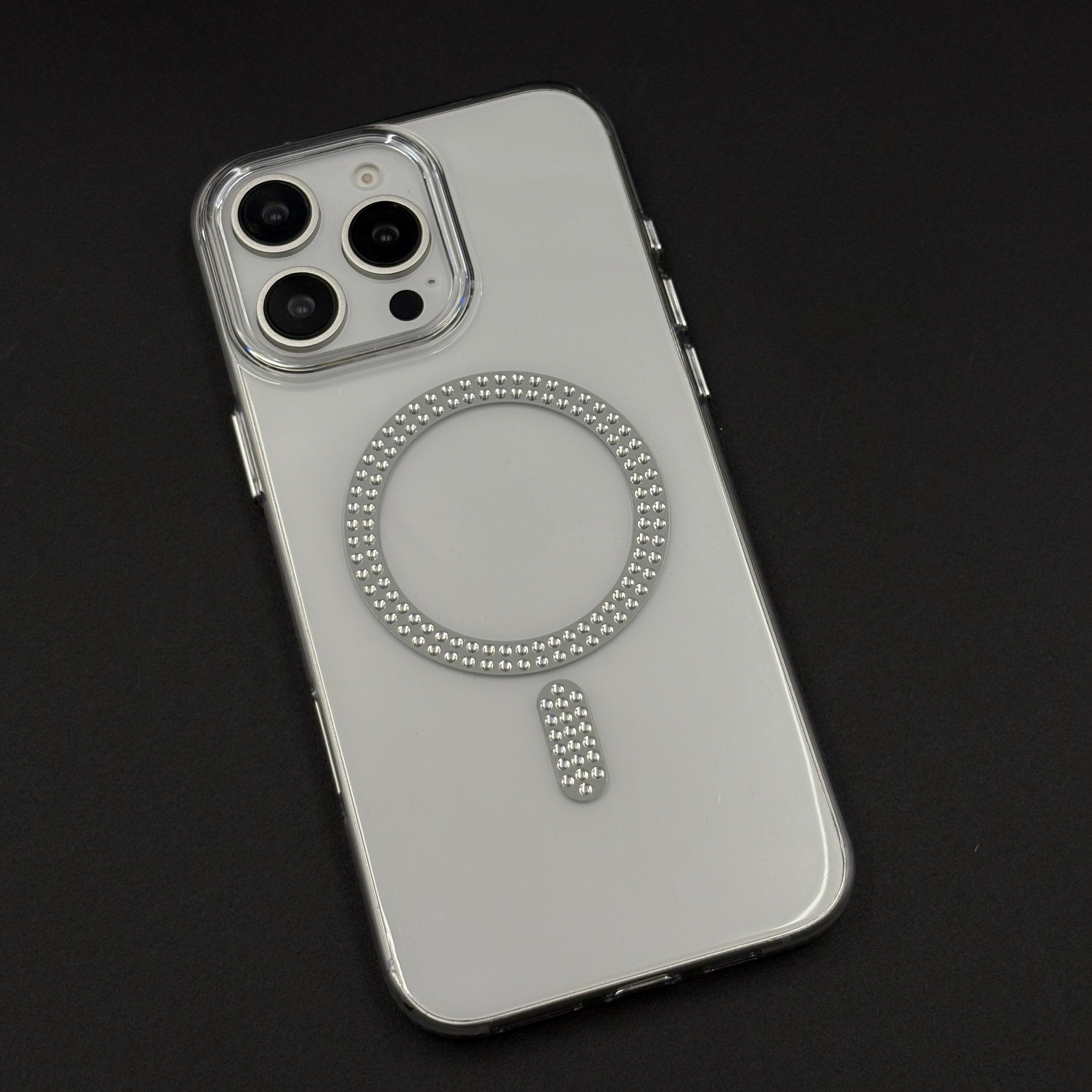 iPhone Crystal Diamond MagSafe Case | Full Panel Diamond Design | Luxury Sparkling Cover