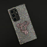 Crystal Bow Diamond Case for Samsung Galaxy S25 Ultra | Luxe Full-Cover Rhinestone Design