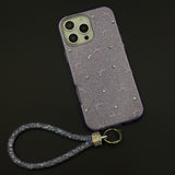 Bow Sparkle Glitter Case with Sling for iPhone and Cute Carry Strap