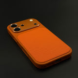 Tech Texture Hidden MagSafe Case with Metal Camera Protection for iPhone 17