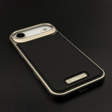 Aluminium Metal Leather Case Cover with Hidden MagSafe for iPhone 17 Air