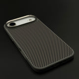 Carbon Fiber Texture Mobile Case Cover with Hidden MagSafe for iPhone 17 Air