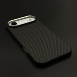 Carbon Fiber Texture Mobile Case Cover with Hidden MagSafe for iPhone 17 Air