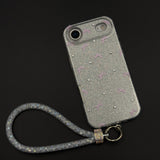 Bow Sparkle Glitter Case with Sling for iPhone 17 Air and Cute Carry Strap