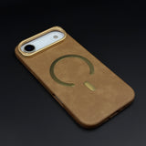 Leather MagSafe Mobile Case Cover for iPhone 17 Air | Slim Protective Back