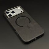 Leather MagSafe Mobile Case Cover for iPhone 17 Series | Slim Protective Back