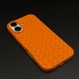 Woven Leather Mobile Case Cover for iPhone 17 | Basket Weave Slim Protection