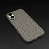 Woven Leather Mobile Case Cover for iPhone 17 | Basket Weave Slim Protection