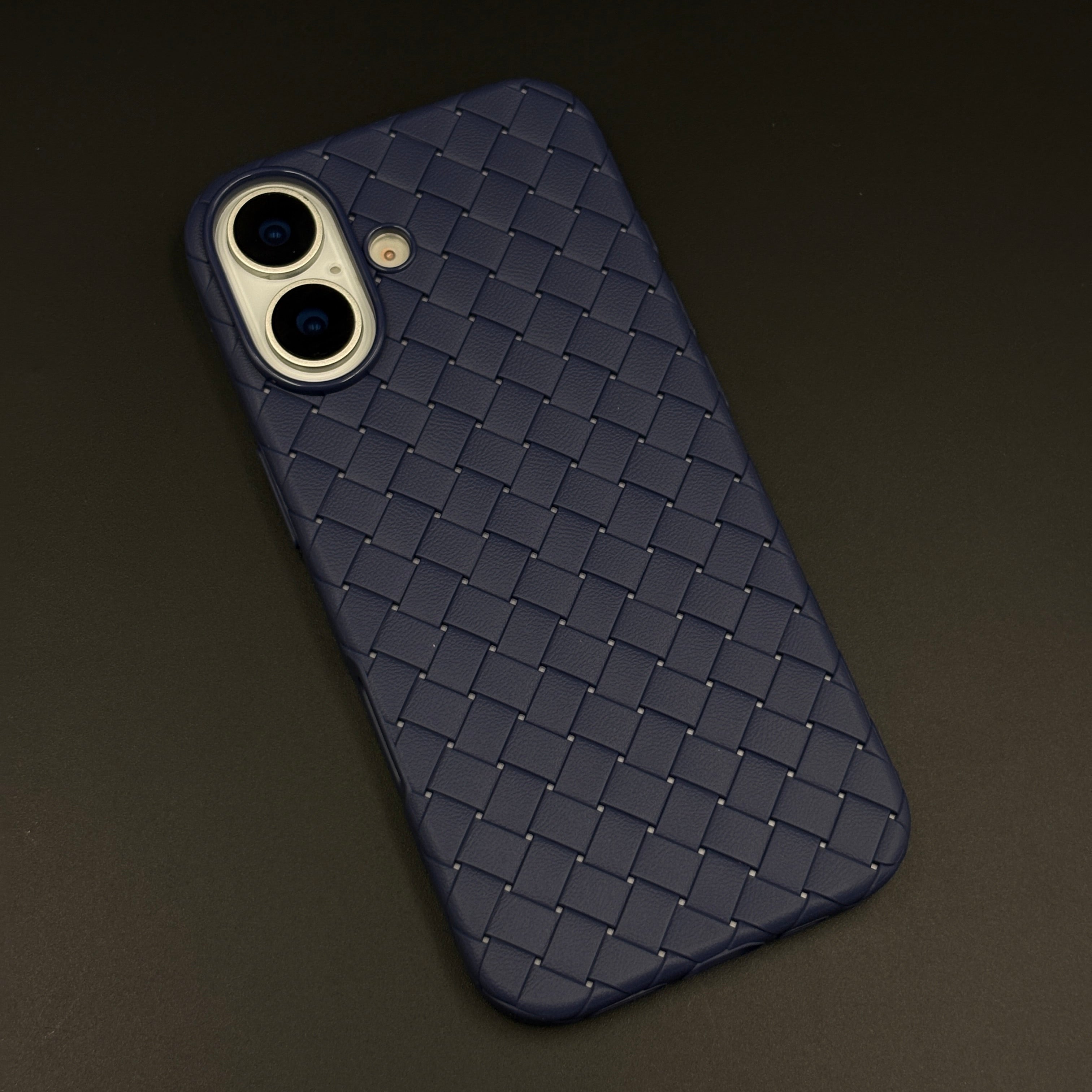 Woven Leather Mobile Case Cover for iPhone 17 | Basket Weave Slim Protection