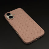 Woven Leather Mobile Case Cover for iPhone 17 | Basket Weave Slim Protection