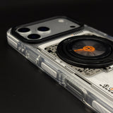 Metal Rotating Stand MagSafe Case for iPhone 17 Series | Futuristic Tech Gear Ring Kickstand