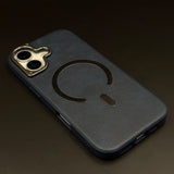 Leather MagSafe Mobile Case Cover for iPhone 17 | Slim Protective Back