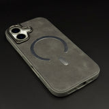Leather MagSafe Mobile Case Cover for iPhone 17 | Slim Protective Back