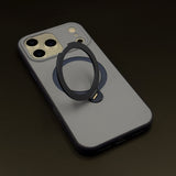 Matte MagSafe Ring Stand Case for iPhone 17 Series | Rotating Metal Kickstand