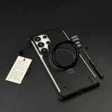 Metal Armor Ring Stand Mobile Case Cover for Samsung Galaxy S25 Ultra | Magnetic Grip