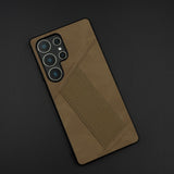 Leather Band Case for Samsung Galaxy S25 Ultra | Shockproof Grip Protective Cover