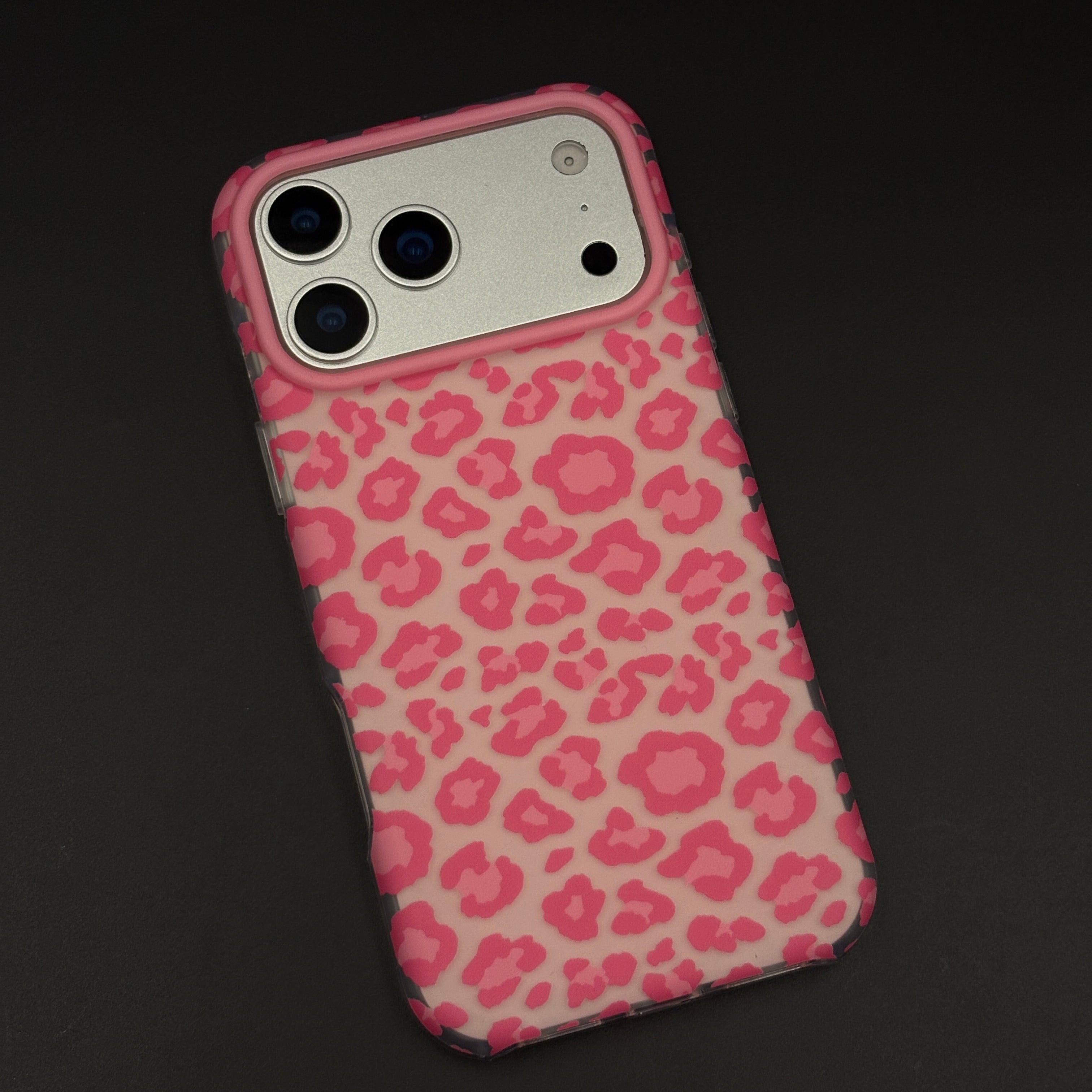 Leopard Print Silicone Mobile Case Cover for iPhone 17 Series | Soft Shockproof Animal Pattern