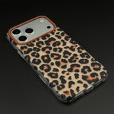 Leopard Print Silicone Mobile Case Cover for iPhone 17 Series | Soft Shockproof Animal Pattern