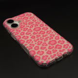 Leopard Print Silicone Mobile Case Cover for iPhone 17 | Soft Shockproof Animal Pattern