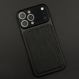 CD Leather Converter Case with Hidden MagSafe and Camera Protection for iPhone