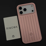 Luxury Luggage Brand RM Vertical Ribbed Hidden MagSafe OG Case for iPhone 17 Series