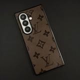 Embossed Feel Leather Designer Case for Samsung Galaxy Z Fold 6 | Ultra-Luxe Brand Edition