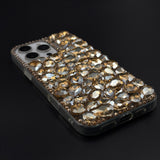Gemstone Luxe Case for iPhone with Crystal Embellishment and Elegant Sparkle