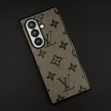 Embossed Feel Leather Designer Case for Samsung Galaxy Z Fold 6 | Ultra-Luxe Brand Edition