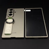 Ring Holder Band Case with Front Screen Protector for Samsung Galaxy Z Fold 6
