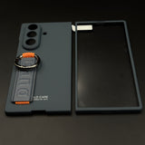 Ring Holder Band Case with Front Screen Protector for Samsung Galaxy Z Fold 6
