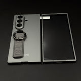 Ring Holder Band Case with Front Screen Protector for Samsung Galaxy Z Fold 6