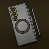 Matte Case with Hinge Protection with Pen and Front Screen Guard for Samsung Galaxy Z Fold 7