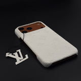 Luxury Branded Monogram Mobile Case Cover for iPhone 17 Series | Embossed Logo | Designer inspired